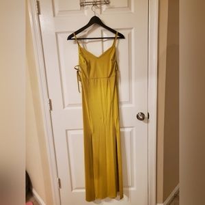 Maxi Yellow Dress with slits